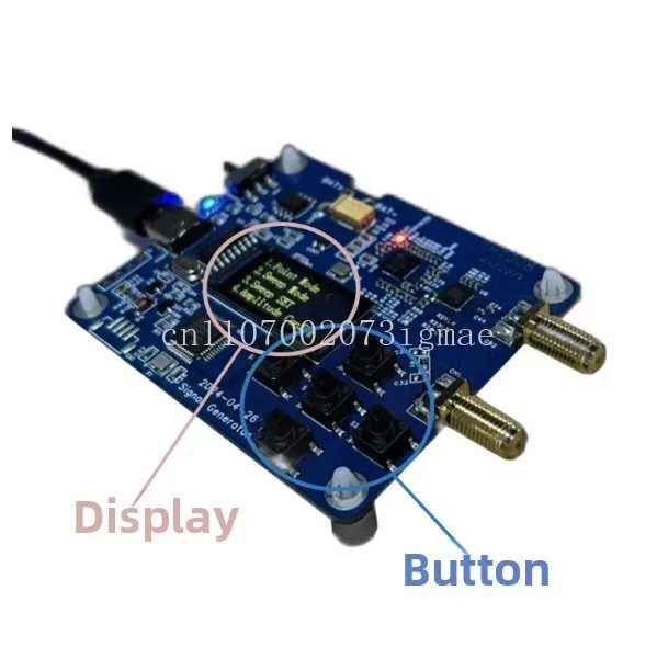 HT008 RF Signal Generator, Frequency 23.5-6000 Mhz Serial Control MAX2871 2870