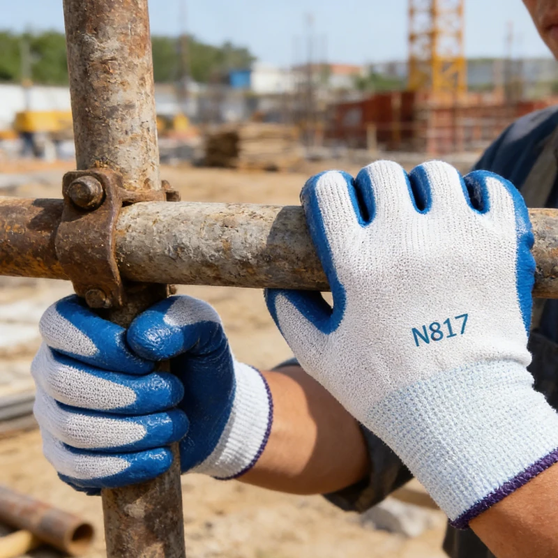 12pcs Nitrile Coated Work Gloves General Tasks Lightweight Handling Assembly Oil Resistant Work Gloves for Mechanical Tasks Tool