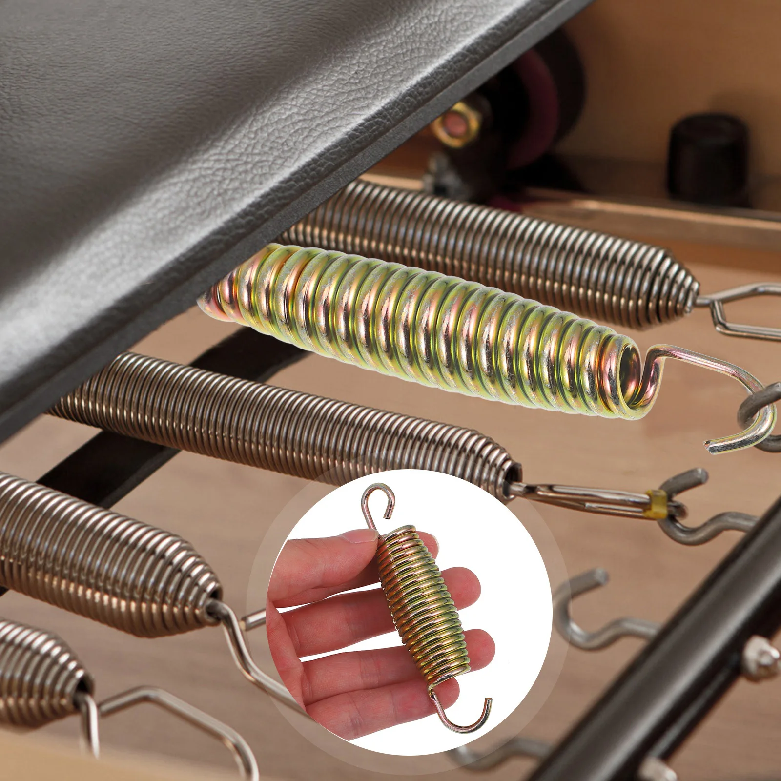 1 jeu de ressorts de Trampoline, ressort de Tension universel en acier galvanisé pour remplacement, Durable, résistant à la rouille, multi-usage, Portable
