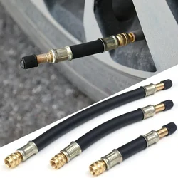 Car Tire Inflator Hose Inflatable Adapter Tyre Air Pump Extension Tube Tire Pump Gauge Hose Connector 100-210mm Tyre Valve