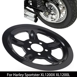 Motorcycle Accessories Rear Pulley Cover For Harley Sportster XL1200X XL1200L Chrome/Black