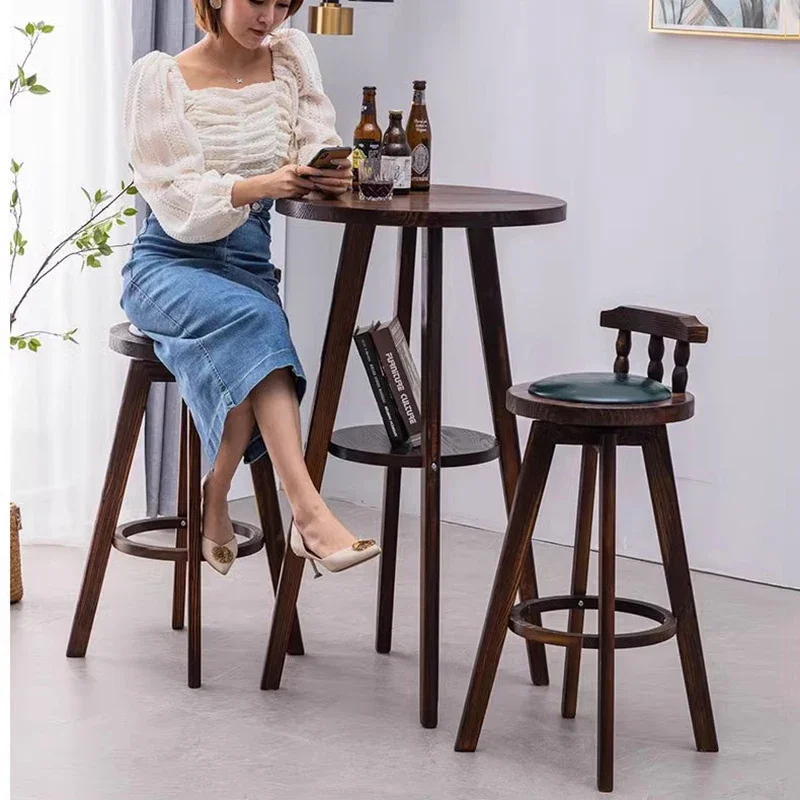 Height Adjustable Chair Make Up Tabouret Design Nordic Chairs Cafe Wooden Mid Century Furniture Kitchen Bar Stools Luxury Stool