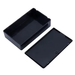 Waterproof Black Plastic Box Power Junction Box Electronic Housing Project Instrument Case Amplifier Enclosure 100x60x25mm