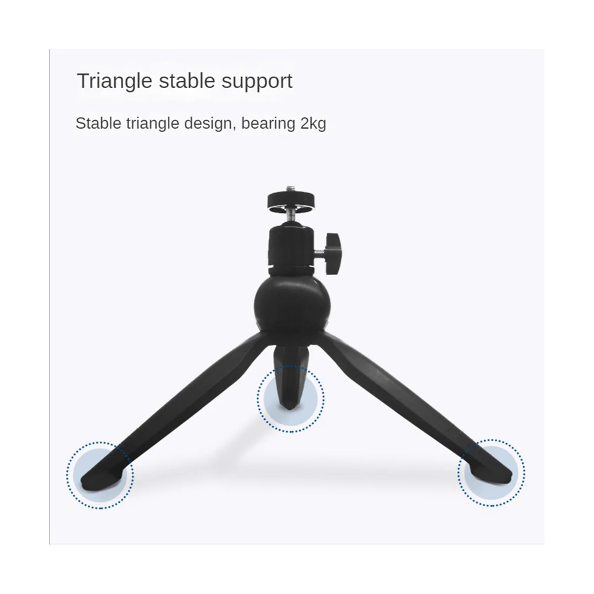 Projector Stand Tripod Adjustable Swivel with 1/4 Screw for Mobile Phone Multifunctional