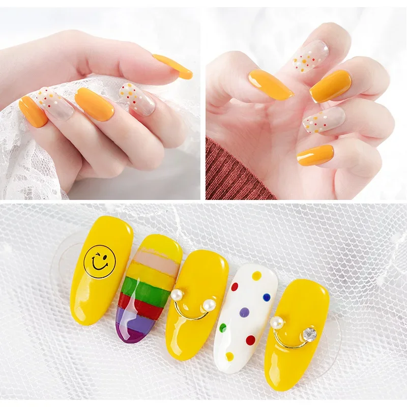 RHJB 10 Beutel/50 Stück Punktbohrstift Holzstift Rührstab Nagellack-Stift Fünfblättrige Blume Polka Dot Doppelkopf Edelstahlstab – Detail 6