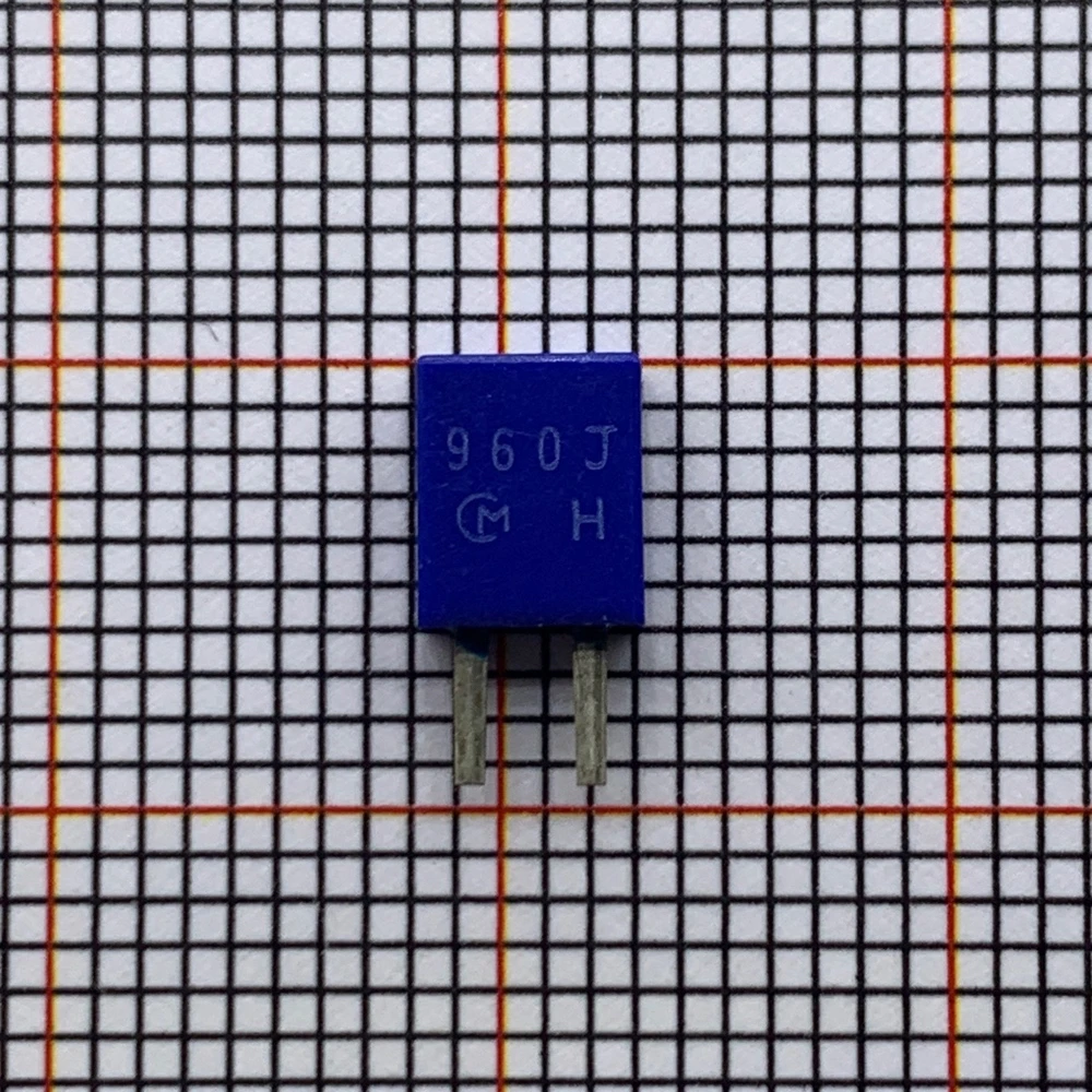 50pcs/ 960K Ceramic Crystal Oscillator CSB960J916 Tao Zhen B960J916 960KHZ Straight Insert 2-legged