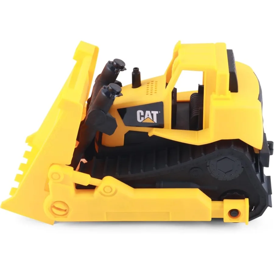 Juguetes de construcción Bulldozer de 15" Juguete de construcción a partir de 2 años Plástico resistente No requiere baterías Serie de plataformas resistentes