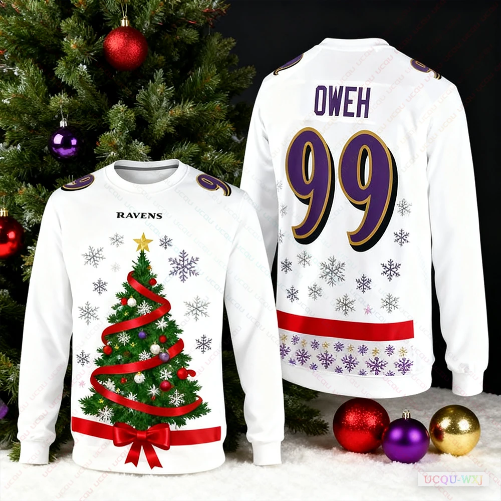 عيد الميلاد الكبار بالتيمور كرة القدم الأمريكية جيرسي الرجبي جيرسي الرياضية التدريب جيرسي تي شيرت الغربان جاكسون 8 عدد