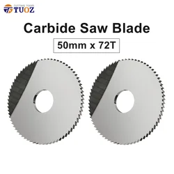 50mm d16 72T Tungsten Steel milling blade solid carbide circular saw blade blade milling cutter