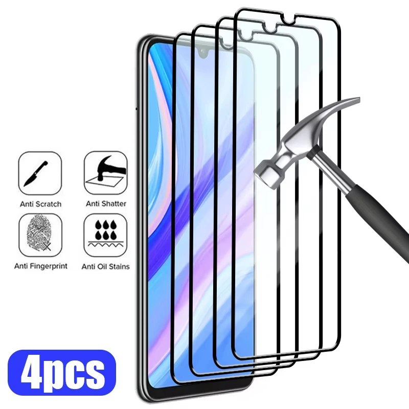 

4PCS HD Tempered Glass For Samsung A36 5G A56 5G A54 A53 S25 Ultra S24 FE S23Ultra S20 FE S21 Plus A52 A51 A50 Screen Protector