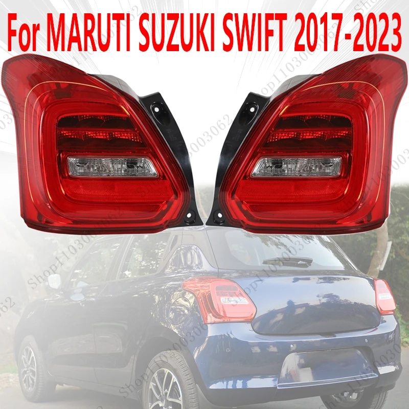 

Tail Light For MARUTI SUZUKI SWIFT 2017-2023 Car Exterior Rear Bumper Daytime Running Light Reversing Emergency Brake Light