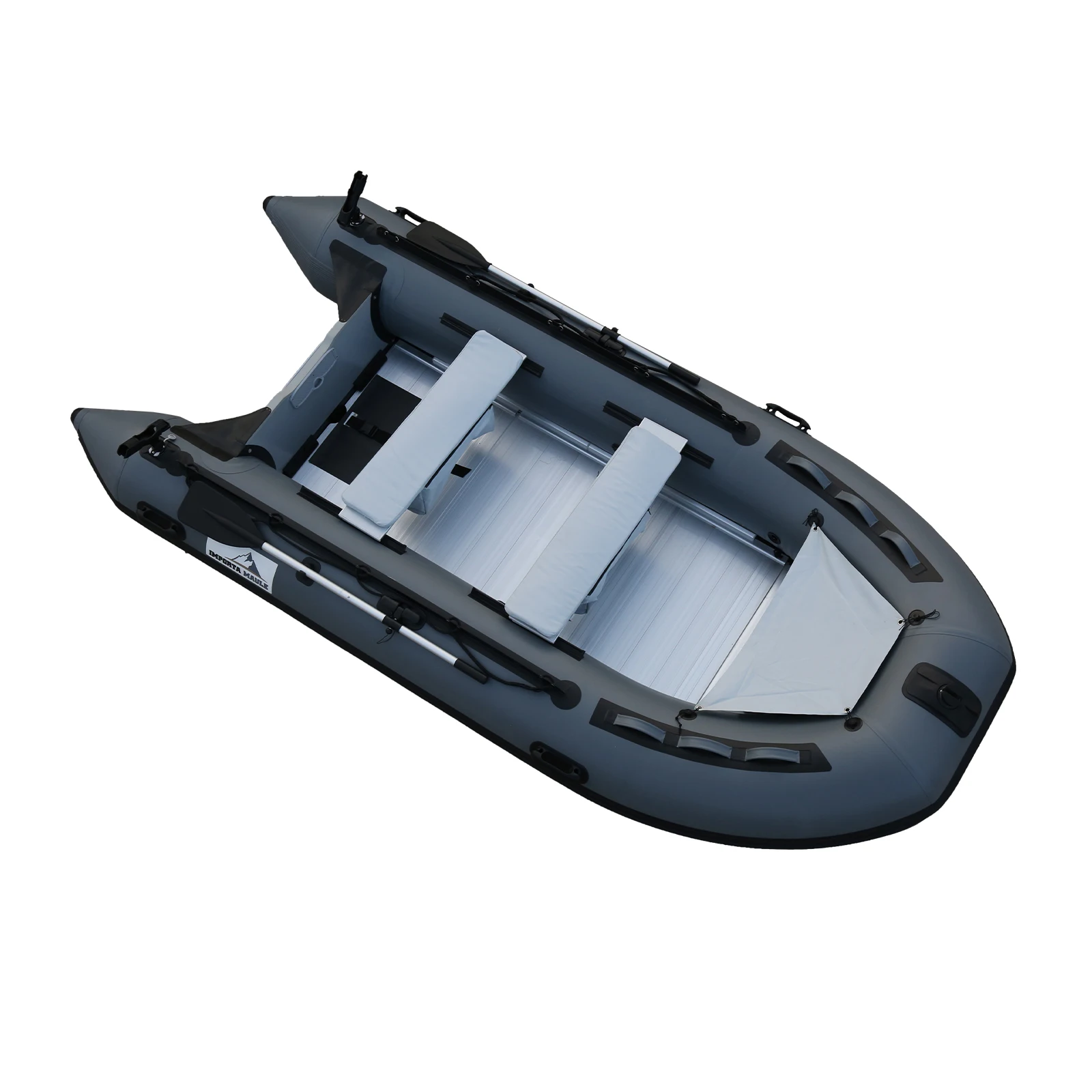 CE Certified 3.8M High-Speed Inflatable Rowing Boat Outboard Motor Double Model Fiberglass Hull RIB PVC Pontoon Boat Sale