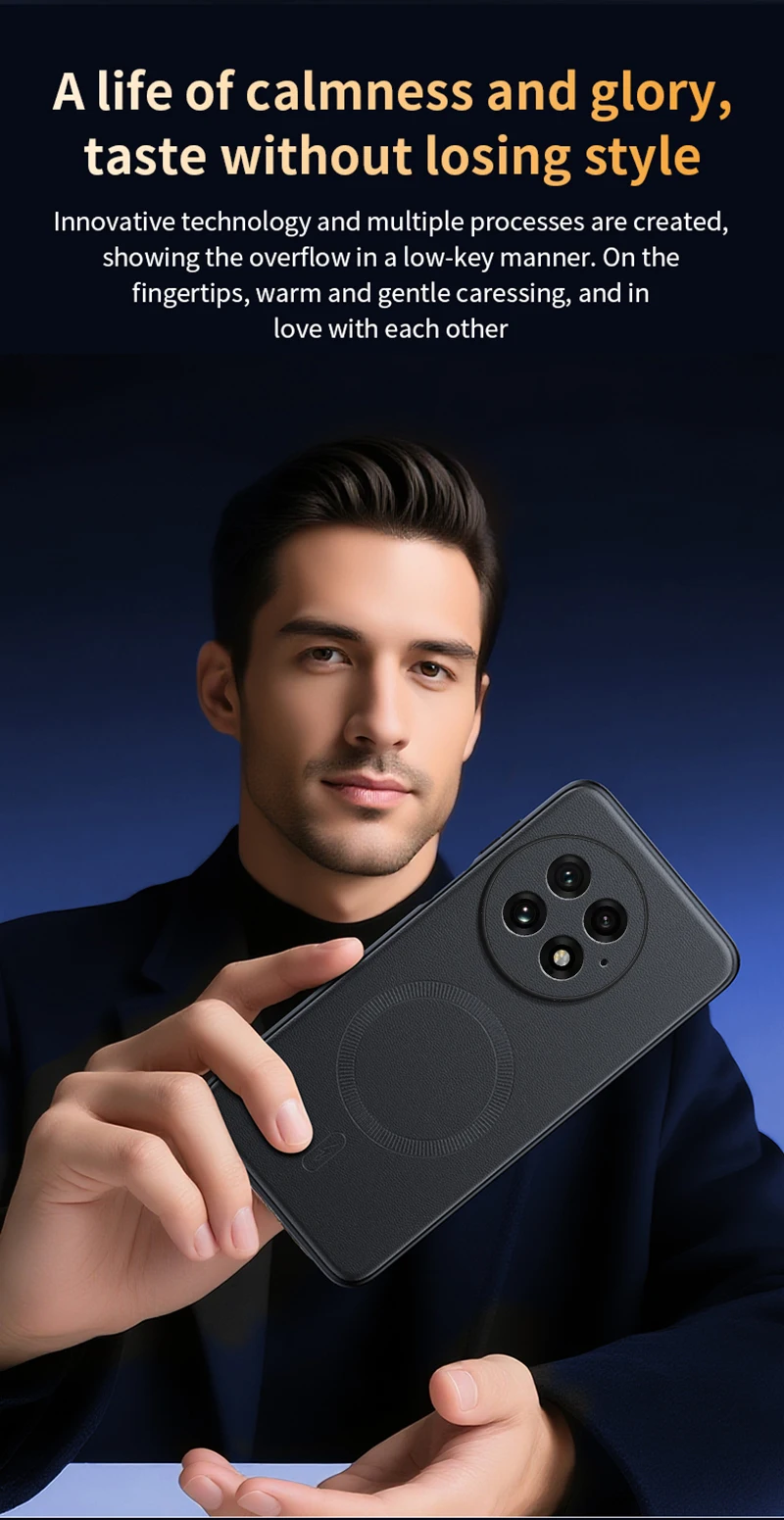 Für Oneplus 13 Hülle Magnetische Leder-Schutzhülle Für Oneplus 13 Hochwertige Anti-Fingerabdruck Rutschfeste PC+TPU – Detail 12