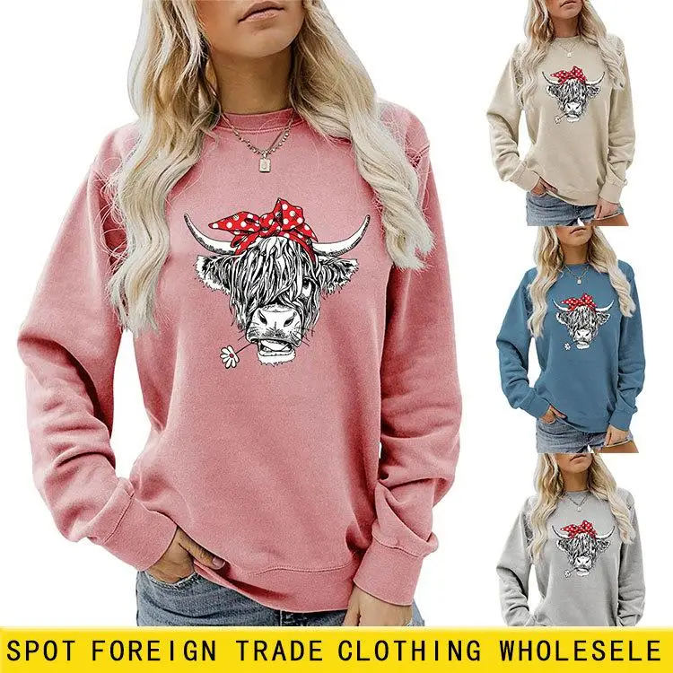 Casual longo sve redondo ne senhoras moletom nó vermelho solto ajuste confortável primavera faion streetwear