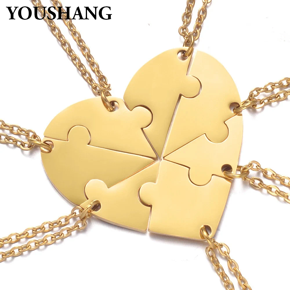 Personalized Stainless Steel Name Necklace with Heart Pendant Customizable Multiple Family Names Warm Holiday Jewelry Gift