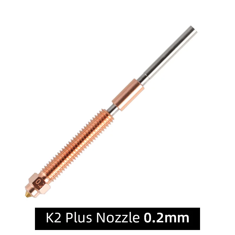 Hardened Steel DLC Wear Resistant High Flow GHC K2 Plus Hot End High Temperature Resistant 3D Printer Accessory