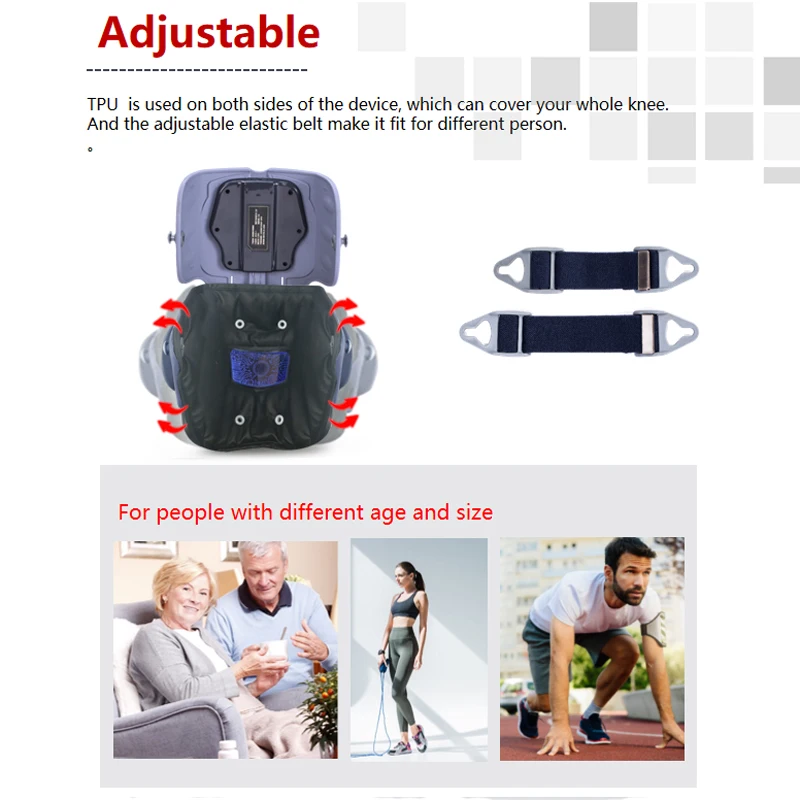 Thermal Knee Massager Electric Leg Joint Elbow Heating Vibration Massage Arthritis Therapy Pain Relief Knee Pad Support