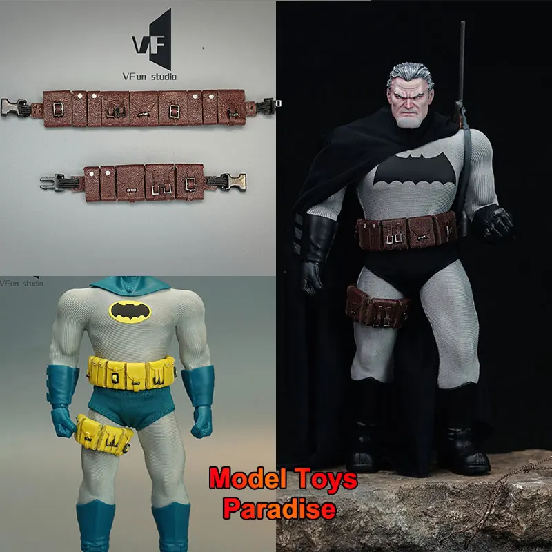

{Only Belt} VFUN STUDIO 1/12 Scale Dark Knight Leather Belt Leg Hanging Model Accessories Fit 6'' Bat Soldier Action Figure Body