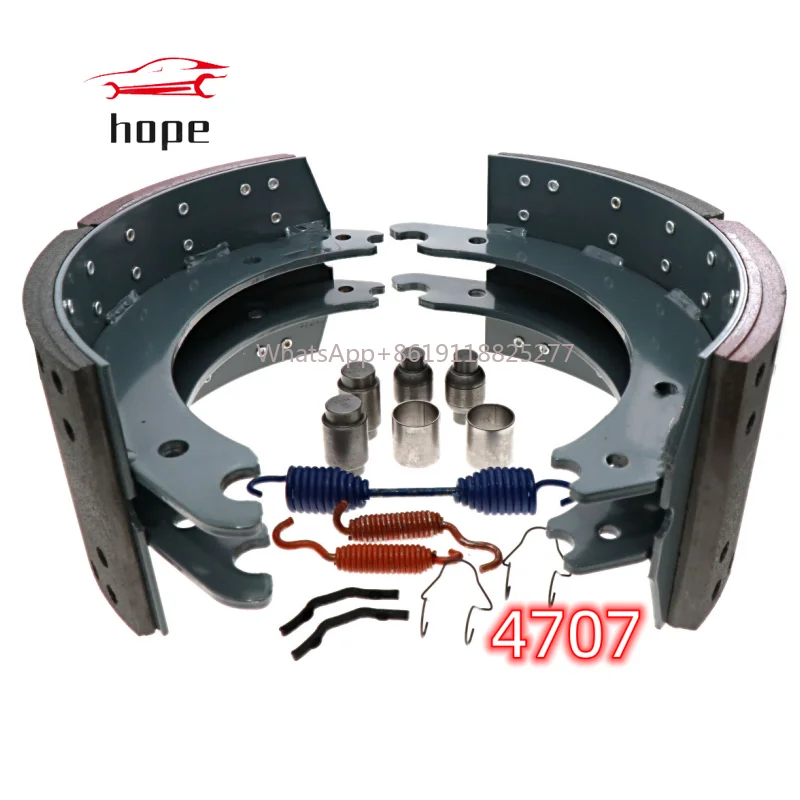 

brake shoe kits 4707 semi truck parts north america brake linings 4515 with accessories car brake pad best selling