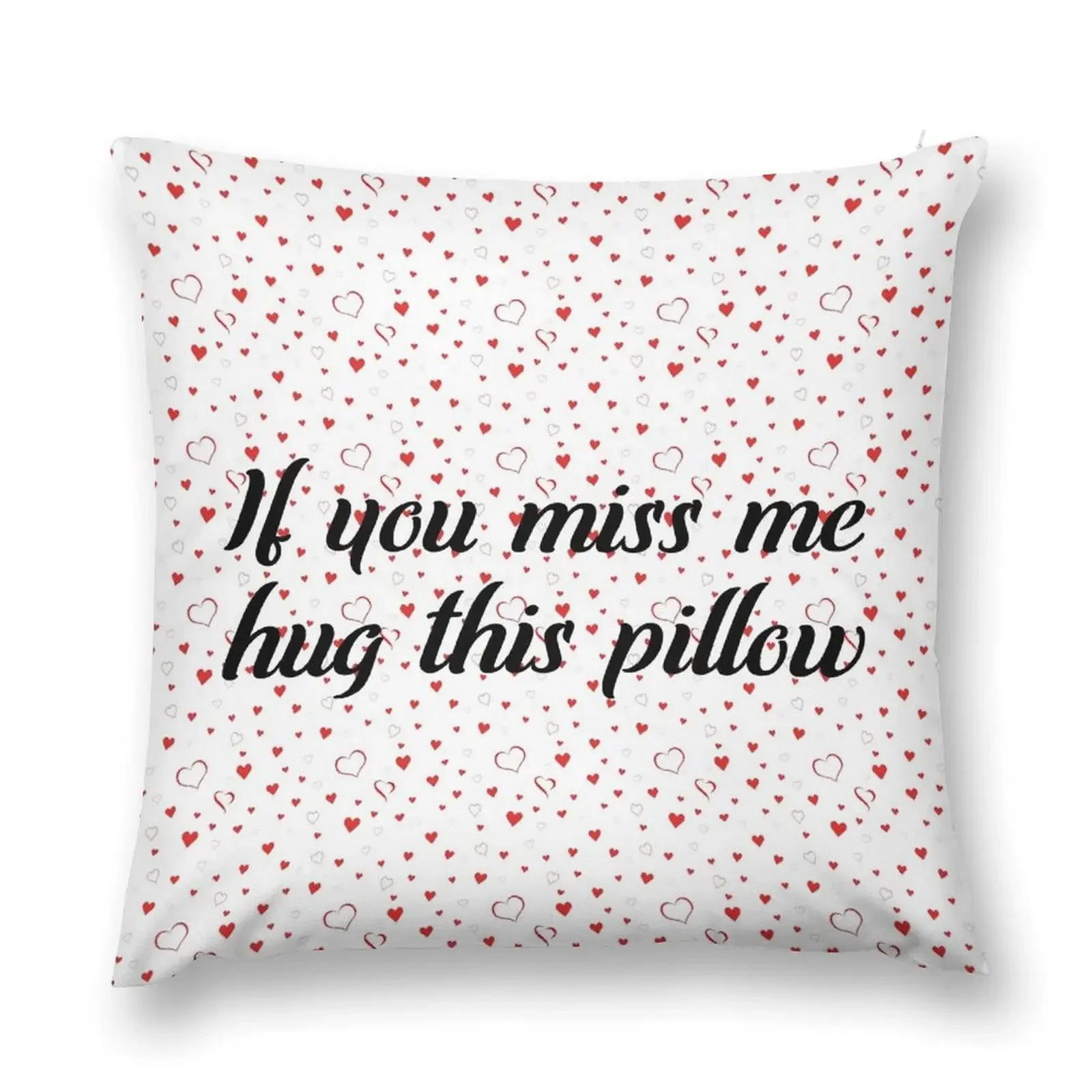 Long Distance Relationship: If You Miss Me Hug This Pillow Throw Pillow christmas decorations 2025 pillow cover luxury