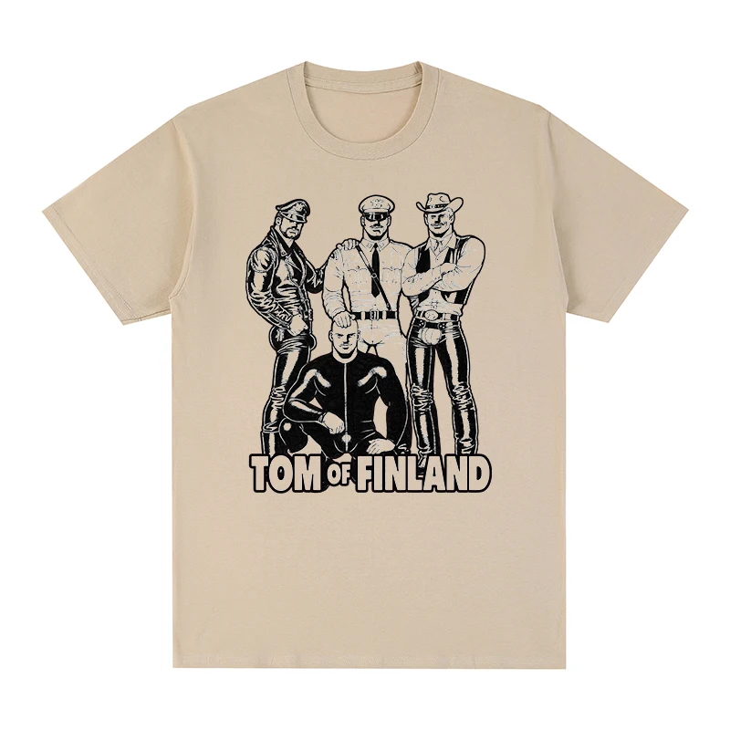 Tom of Finland T-shirt  LGBT GAY SCHWUL pride Cotton Men T shirt New TEE TSHIRT Womens Tops Unisex