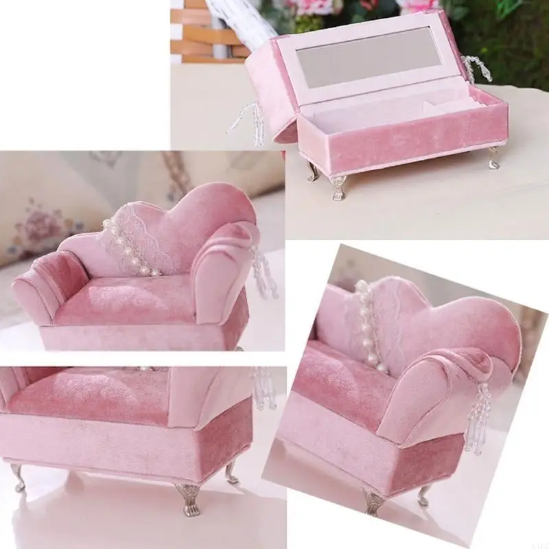 

Jewelry Storage Box Mini Furniture Jewelry Box Dollhouse Desktop Decoration