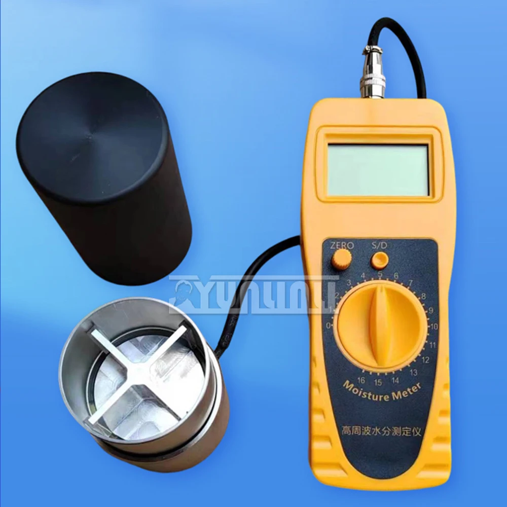 Moisture Meter for Testing Sand, Gravel, Soil ,Grain Plastic, Chemical Wood Chips ,Moisture Measurement Detector Humidity Tester