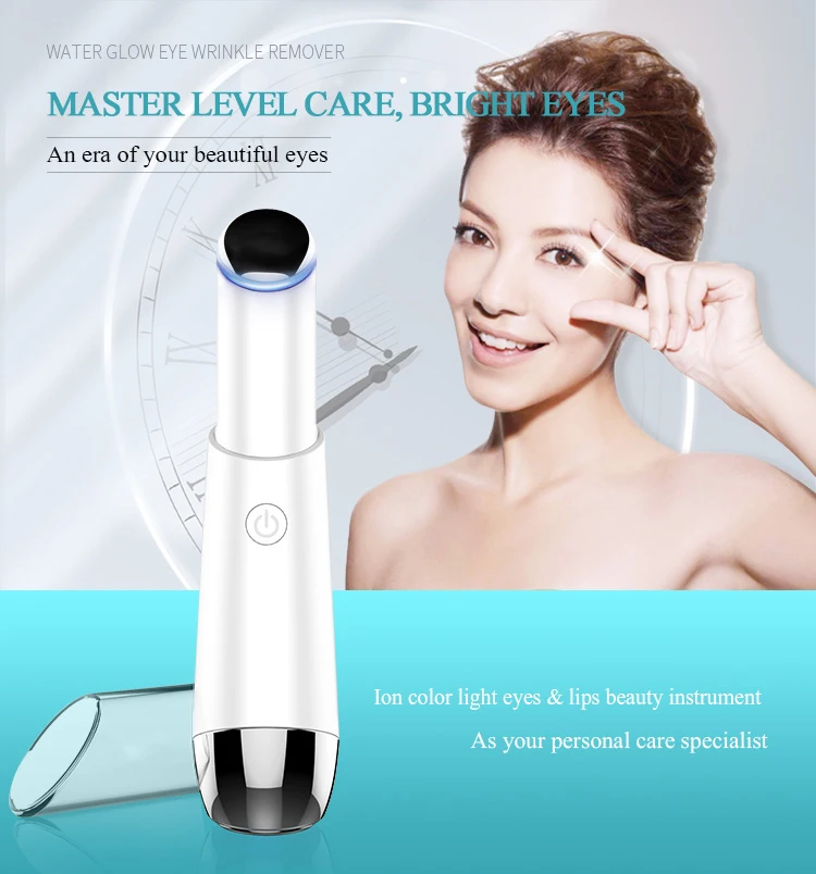 Electric Eye Massager with Heat & Vibration Anti-Aging Tool for Dark Circles & Puffiness,  Portable Home Use