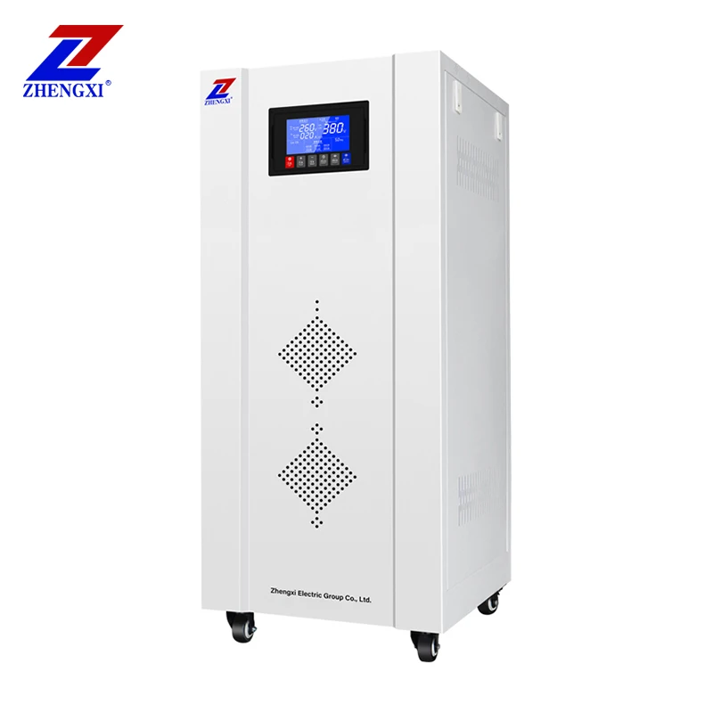 

TNS 60 KVA 80 KVA 100 KVA three phase high accuracy LCD display intelligence servo automatic AC voltage stabilizer regulator