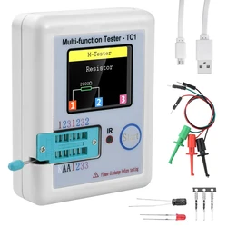 LCR-TC Multi-Meter Transistor Tester diodo triodo condensatore resistore Tester MOSFET NPN PNP Triac MOS