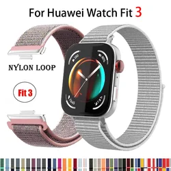 Nylon Loop For Huawei Watch Fit 3 4 5 Strap Sport Quick Replacement Bracelet Wristband For Huawei Watch Fit 4-5 pro Accessories