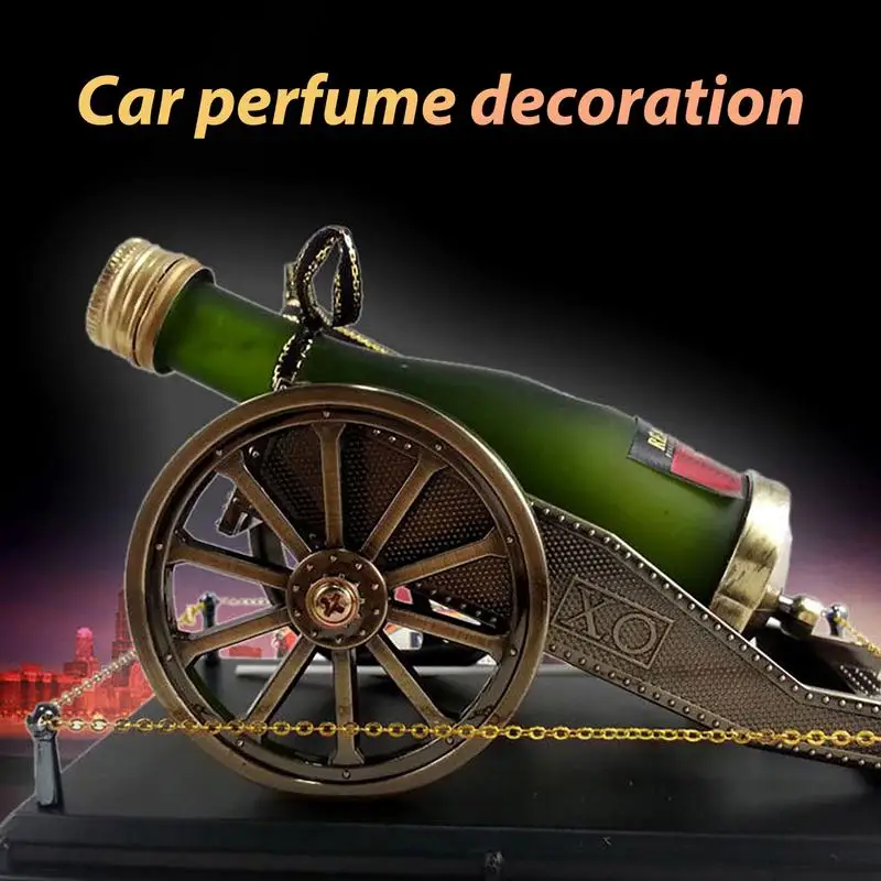 Champagne Shape Car Oil Diffuser Fragrance Air Freshener Scent Perfume Bottle Ornament Interior Accessory