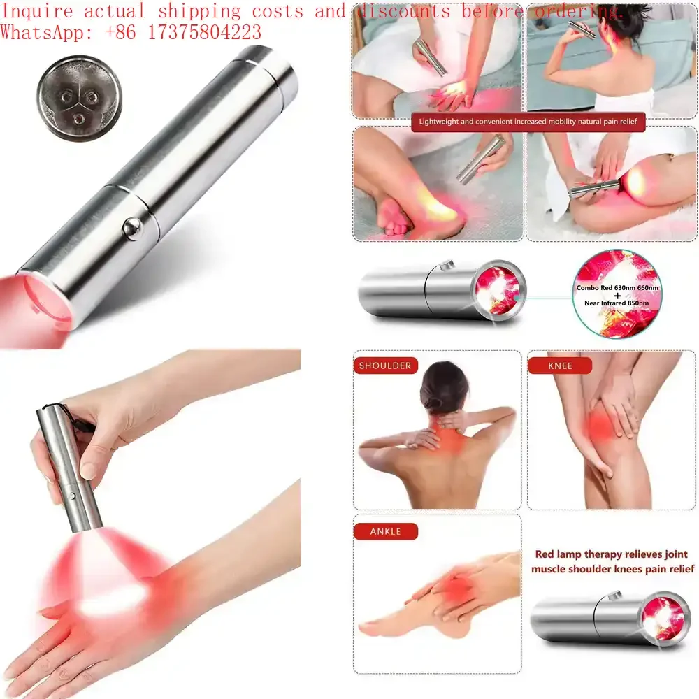 

Rechargeable Red Light Therapy Pulse 630nm 660nm 850nm Red Near Handheld Torch