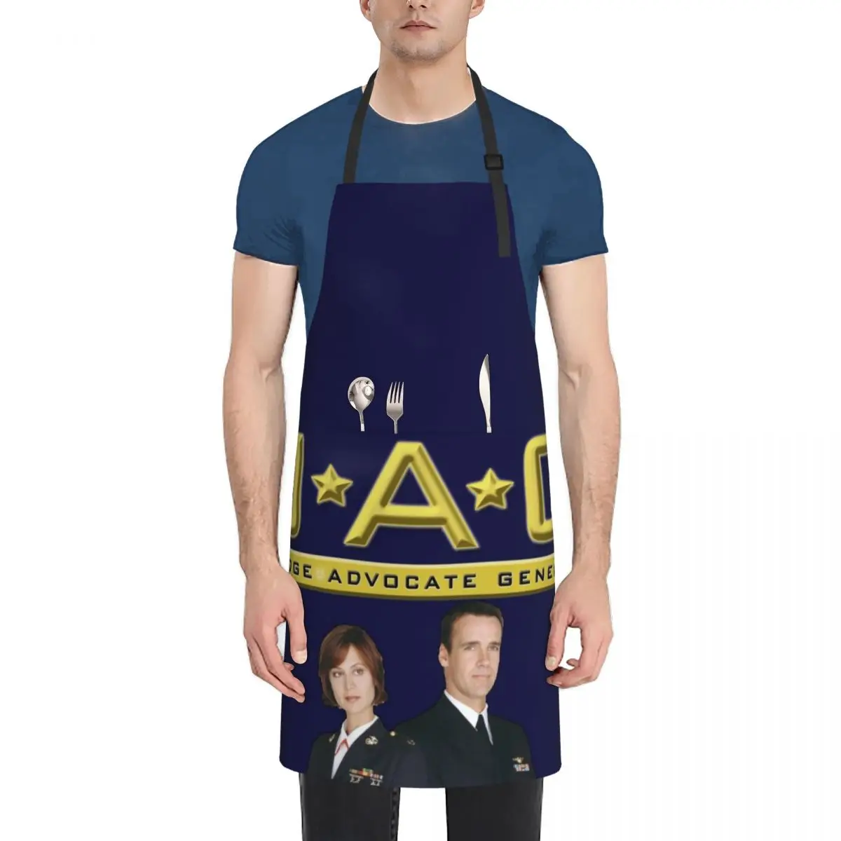 

J.A.G Logo (Harm & Mac) Apron Kitchen Man innovative kitchen and home items esthetician Apron