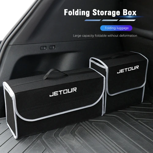 Caja organizadora de maletero de coche, bolsa de almacenamiento plegable de gran capacidad para Jetour X70 X90 X70S PLUS Dashing X-1 X95 L6 i-DM