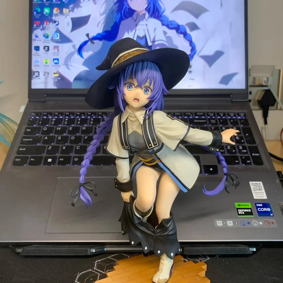 Figura de acción de Magician Roxy Migurdia de 21cm, Mushoku Tensei: Jobless Reincarnation, figura de anime de PVC, modelo de colección para adultos, muñecos de juguete