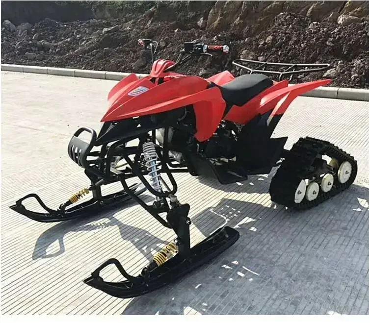 Venda direta da fábrica 150CC Veículo de neve elétrico a gasolina Snow Racer Snowmobile para adultos