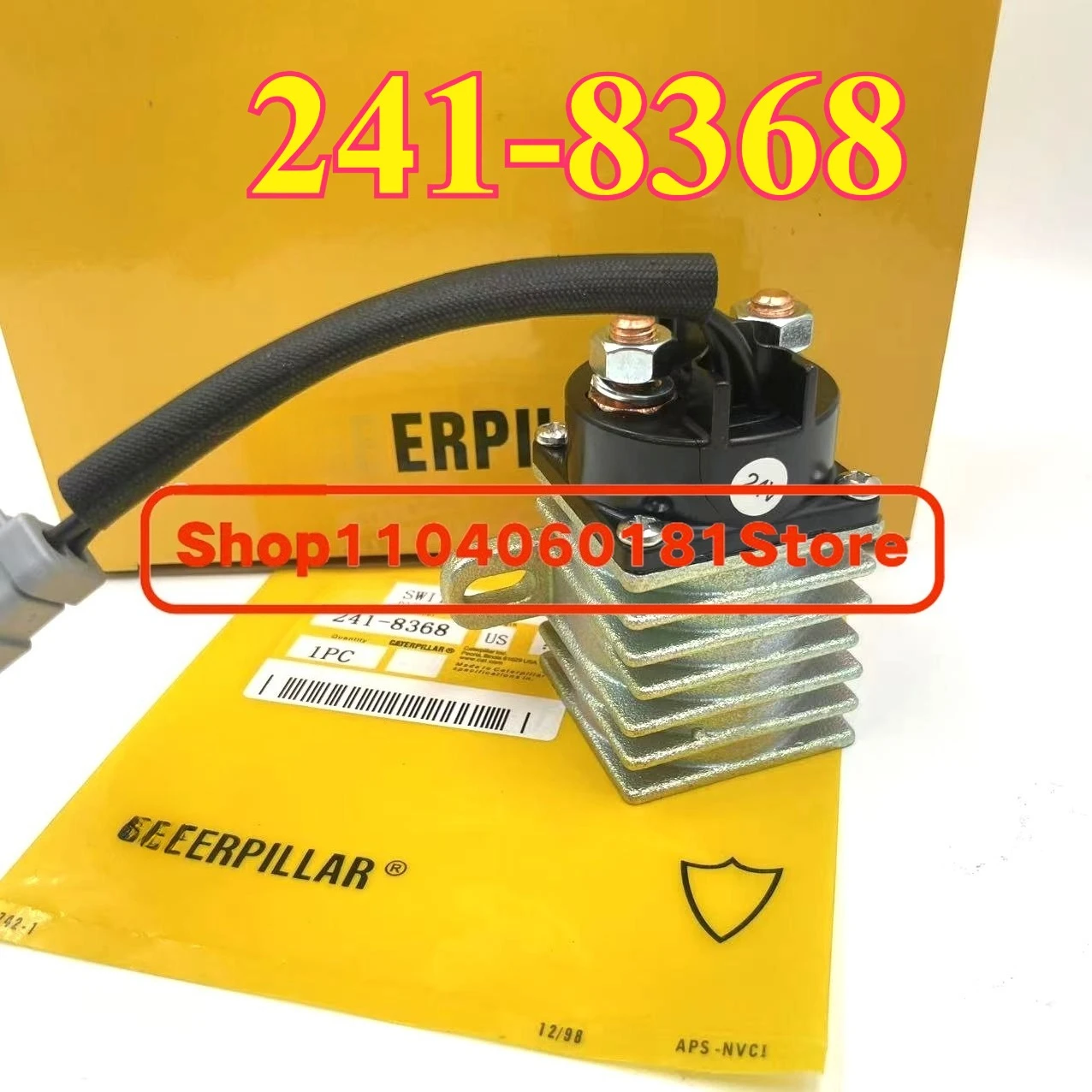 

Compatible with JLG Vertical Mast Lift 1230ES 241-8368 Relay Solenoid 3740150 2915064 for Caterpillar Engine C32 C27 C18 C9.3