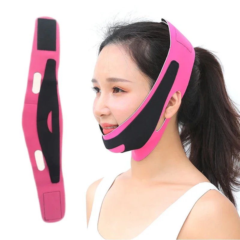 Delicate Facial Thin Face Mask Slimming Bandage face Shaper Lift Reduce Double Chin Face MaskThining Band Weight Loss