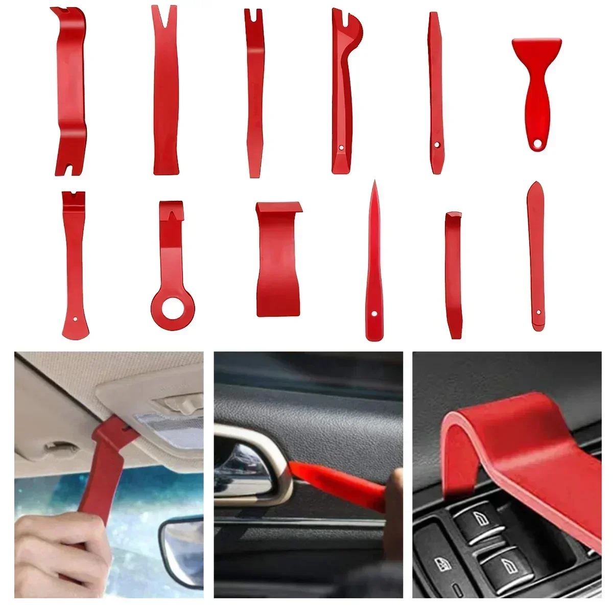 Hand Tool Set Pry Disassembly Tool Interior Door Clip Panel Trim Dashboard Removal Kit Auto Car Opening Repair Tool Set