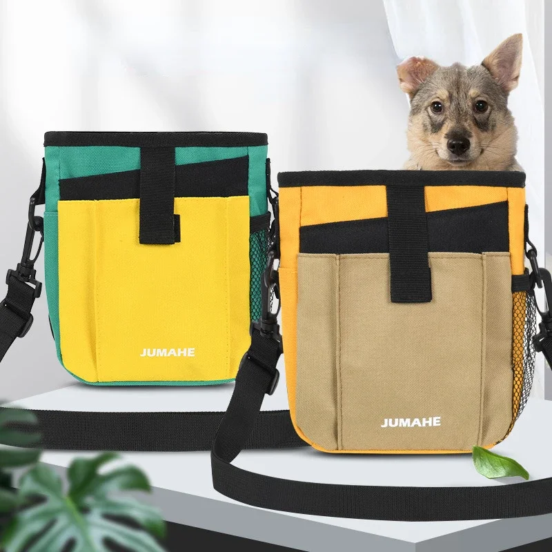 Oxford Cloth Outdoor Portable Training Dog Snack Bag Pet Supplies Strong Wear Resistance Large Capacity Puppy Products Waist Bag