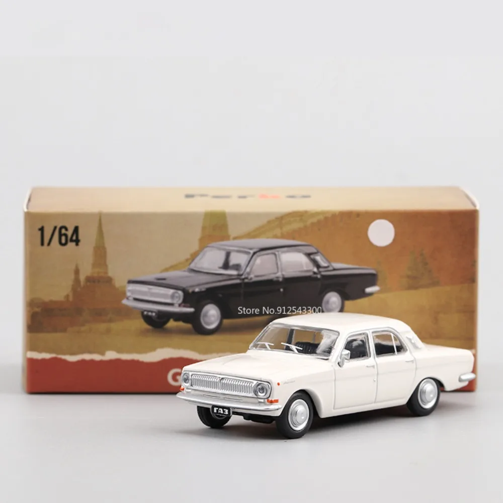 1:64 Mini Serie GAZ-24 LADA Retro Automodel Speelgoed Legering Lichaam Sterke Duurzame Schokabsorptie Voertuigen Decoratief Item voor Kinderen