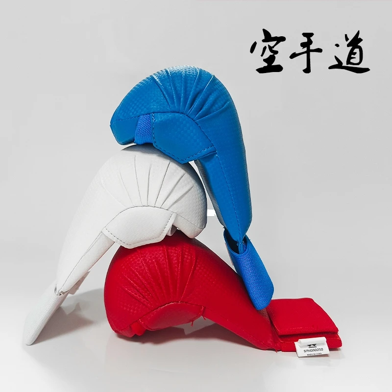 

White PU Leather Karate Gloves Boxing Glove Thickened Taekwondo Protector Pads Ergonomic Kickboxing Miits Martial Arts Muay Thai