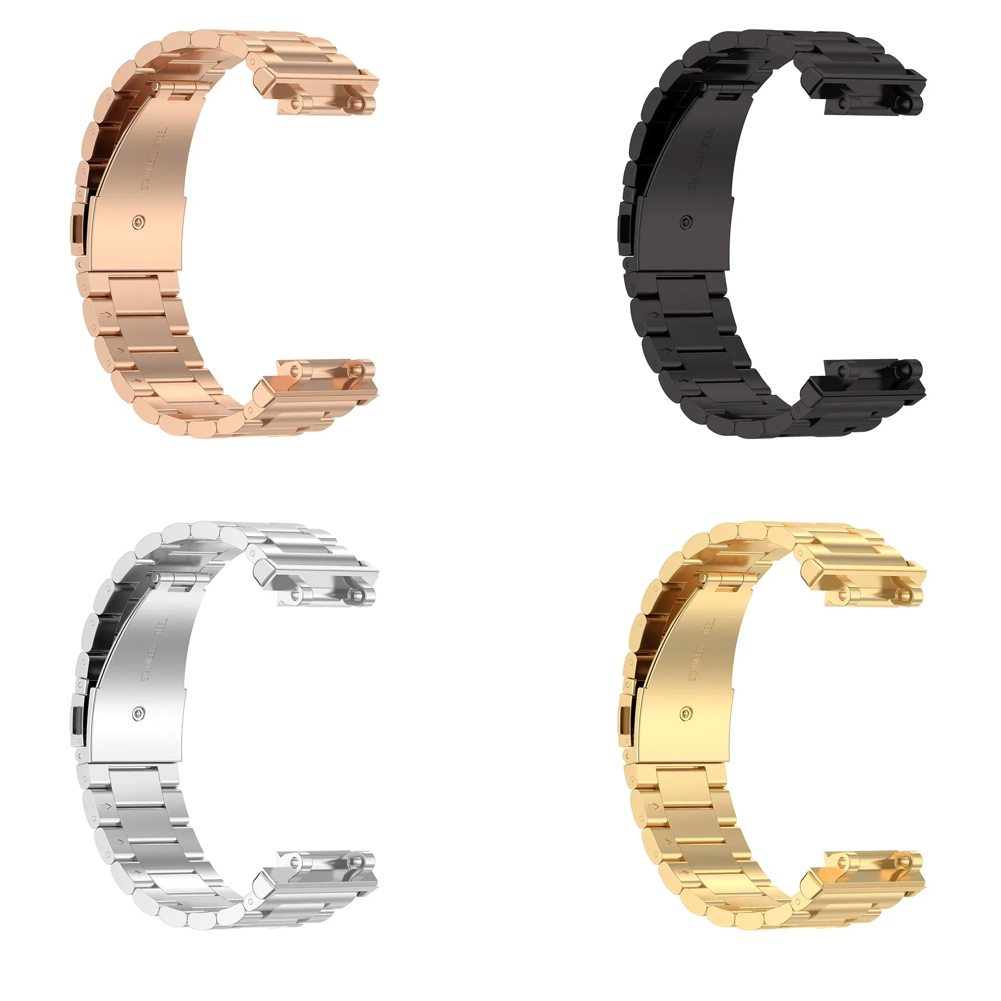 Stainless Steel Strap For Huami Amazfit T-Rex 2 Smart Watch Replacement Watchband Metal Bracelet For Amazfit T-Rex 2 Correa