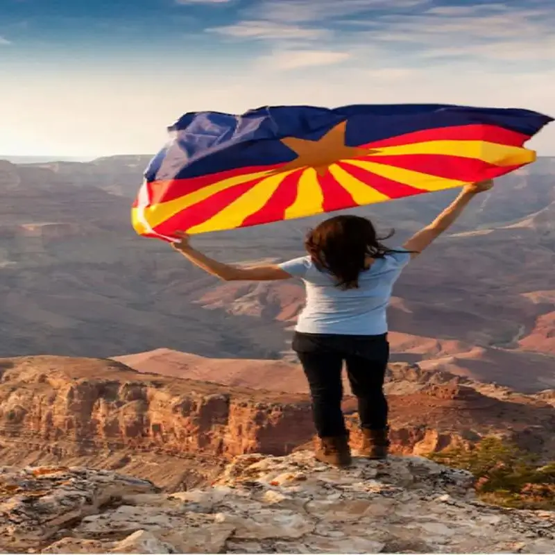 90X150CM Bandera del Estado de EE. UU. Arizona
