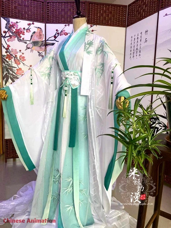 

Chinese TV Villain Self-Rescue System Shen Qingqiu Cosplay Costume Tian Guan Ci Fu Qi Rong Hanfu Costume Party Birthday Gifts