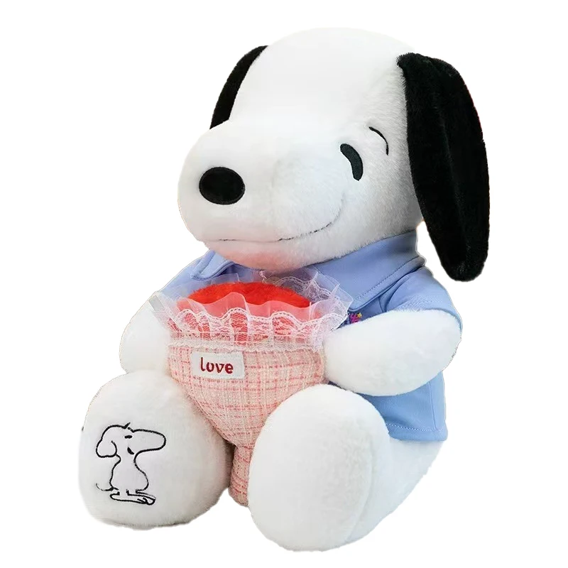 

25-65 см Роза Снупи плюшевая игрушка мультфильм плюшевая аниме подушка на день рождения диванная подушка кукла Рождественский мягкий подарок для детей милый