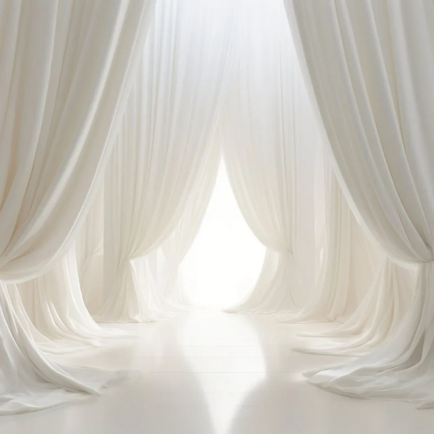 Mehofond Photography Background Indoor White Curtain Window Adult Birthday Wedding Maternity Portrait Decor Backdrop Photo Studi