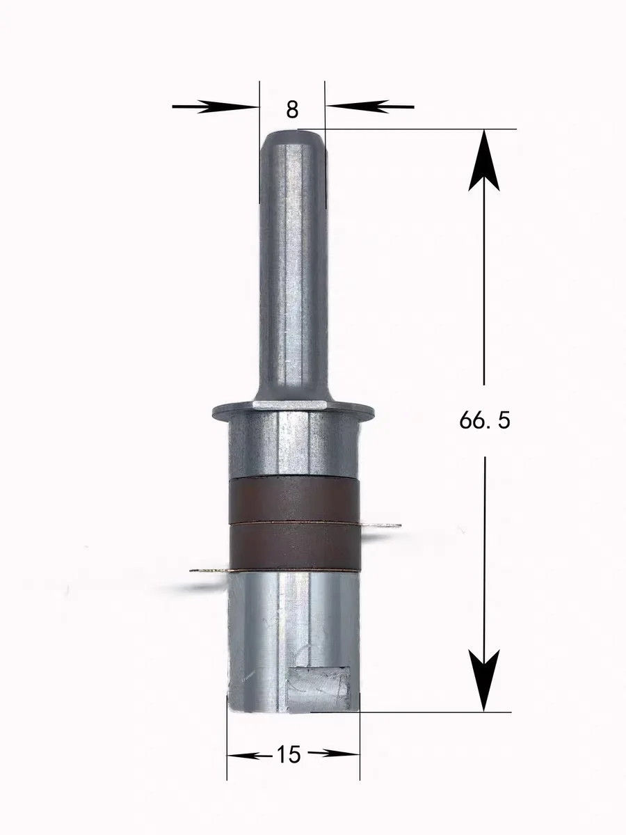 

1pcs Titanium alloy ultrasonic knife transducer Ultrasonic cutting knife transducer 40KHZ vibration Cutting transducer sensor