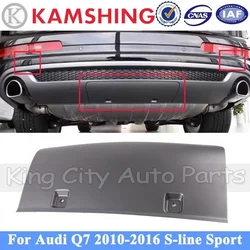 CAPQX For Audi Q7 2010-2016 S-line Sport Rear Bumper Deflector Guard Locking Cover Rear Bumper Towbar Cover Rear Trailer Cover